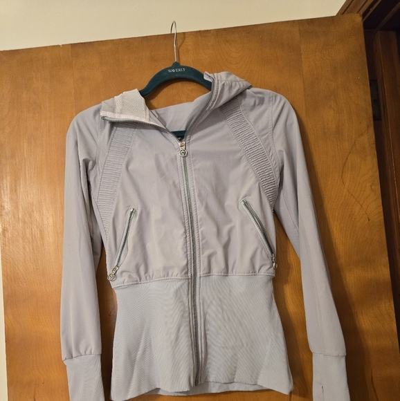 Ivivva Wild Wonder Jacket Heathered Cool Cloud 14 - Picture 1 of 4
